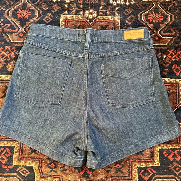 Courtshop Denim High Waisted Shorts 28 - Picture 6 of 6